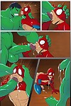 spidey vs hulk