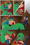 spidey vs hulk