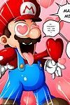 prinses peach bedankt Mario