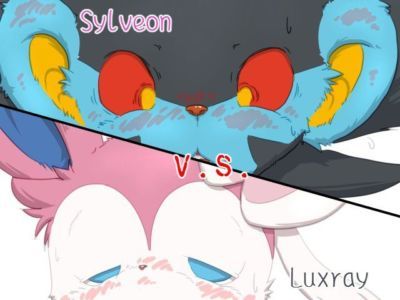ريوتا sumeragi sylveon مقابل luxray (pokemon)