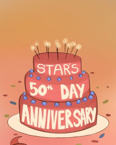 star’s 50th jour anniversaire