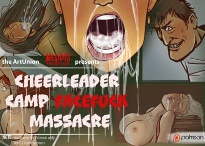 Pom-pom girl camp Facefuck massacre