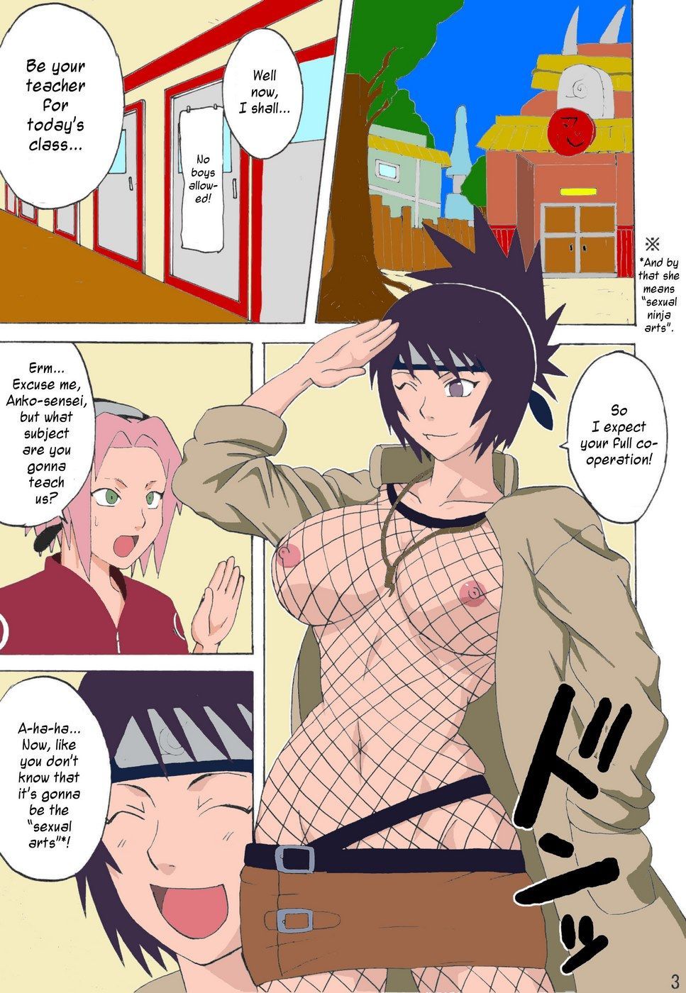 967px x 1400px - Naruto: Anko's Class - Hentai Comics