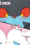 Ryouta Sumeragi Sylveon vs Luxray (Pokemon)