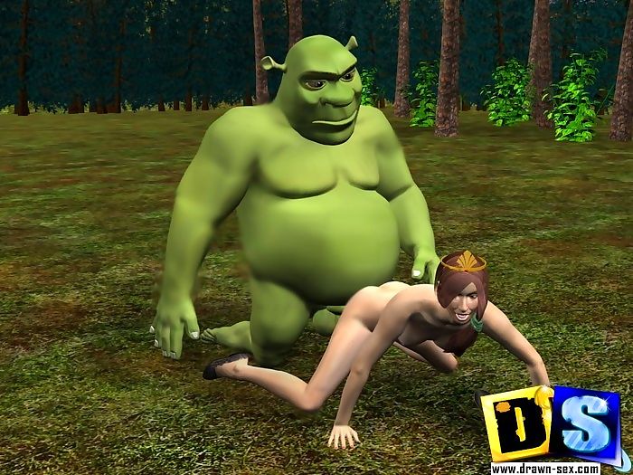 3d seks przygody z Shrek i kwiatowo-owocowy Fiona część 3500