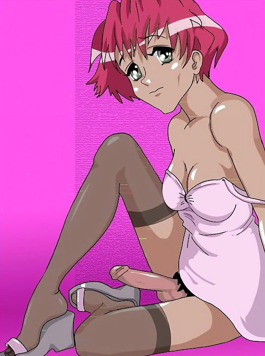 soczyste Anime transseksualiści w Akcja część 3017