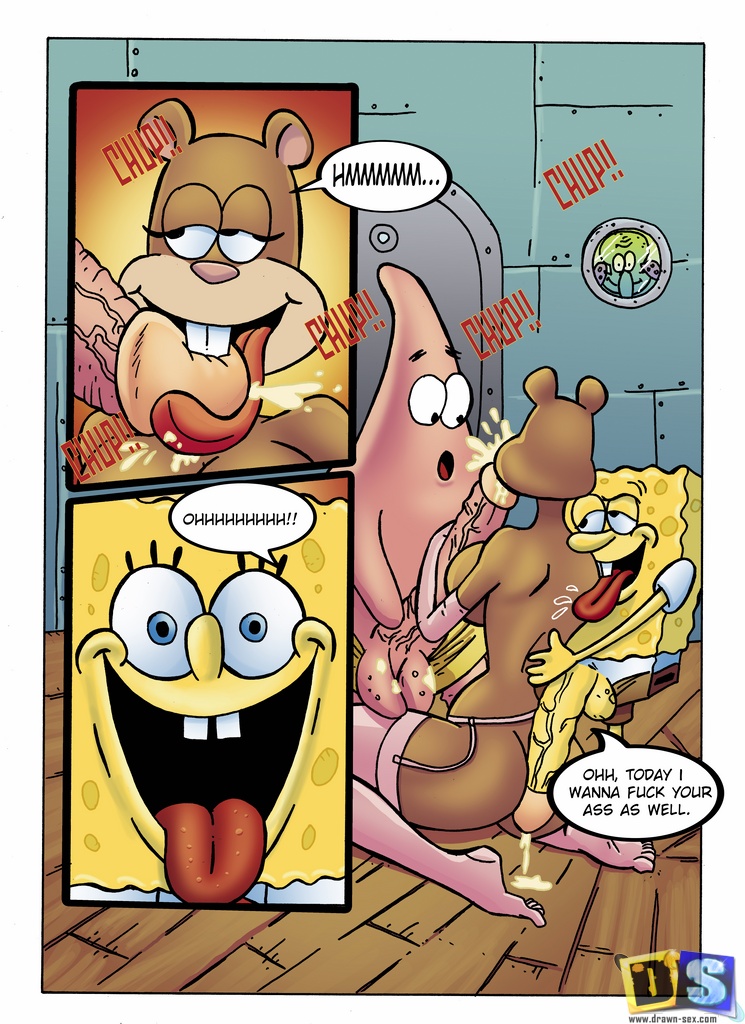 spongebob ve bir seksi sincap
