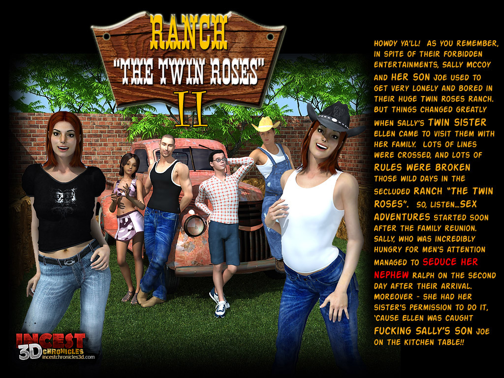 incest3dchronicles ranczo w Dwie roses. część 2
