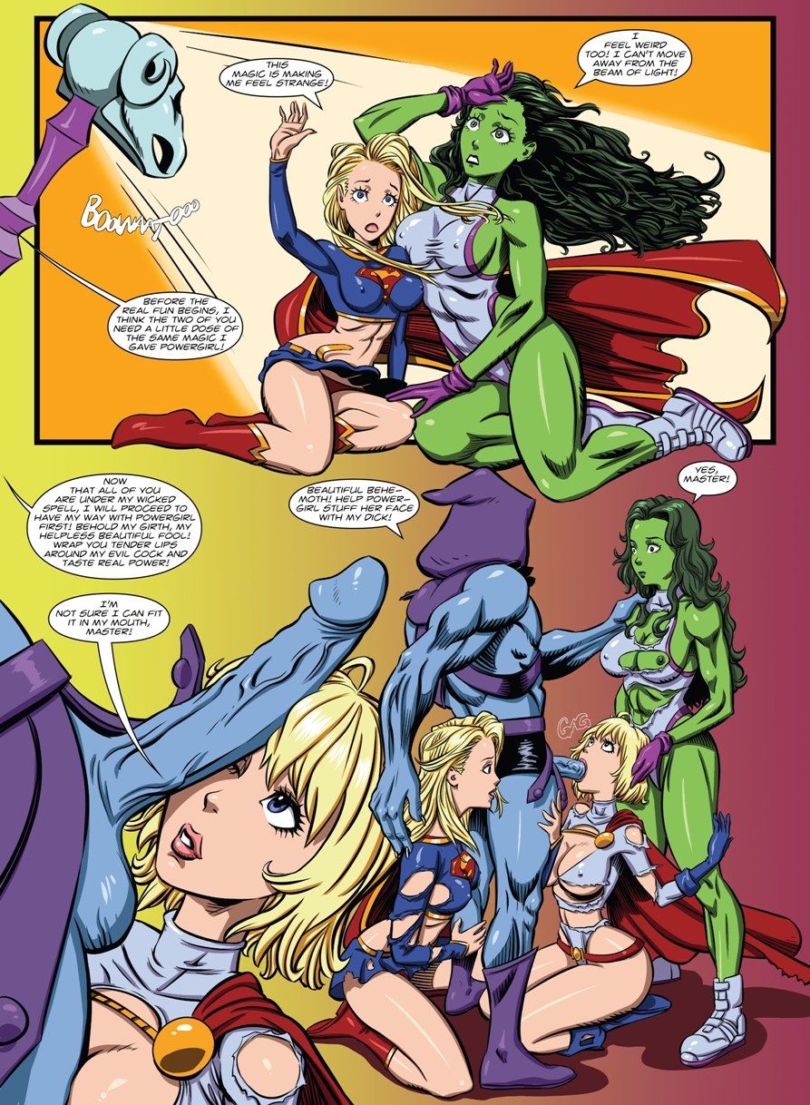 supergirl und macht Mädchen pervtopia
