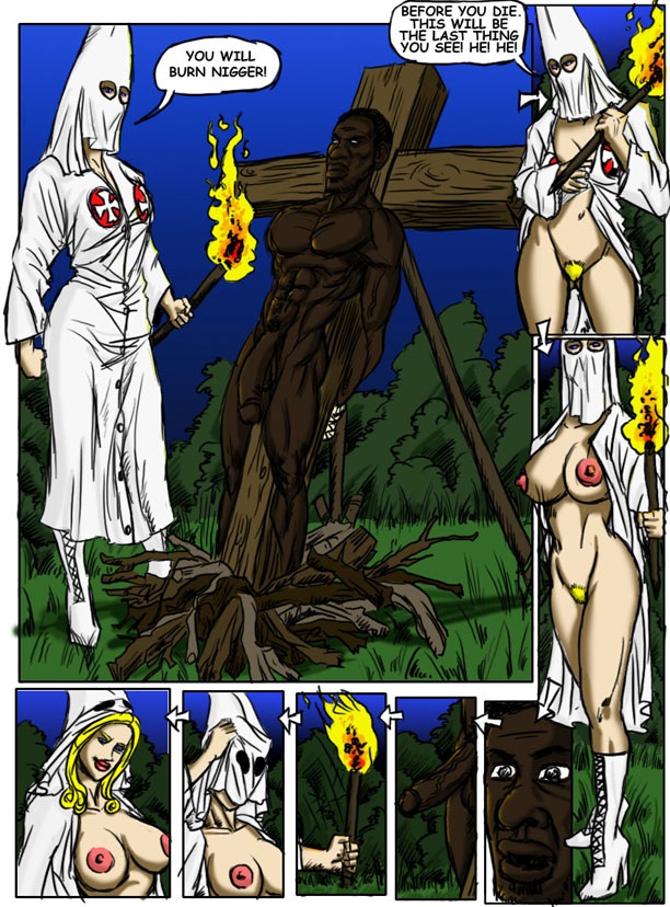 Klan Roast- illustrated interracial