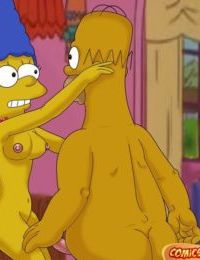 w The simpsons Zmysłowy Homer i Marge