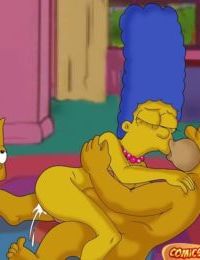 De simpsons Wellustige Homer en marge