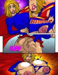 إكسبانتيون supergirl’s سوبر الثدي