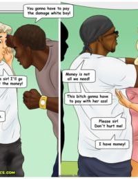 Interracial Comic – Paying the Damage