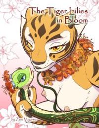 zen migawa – l' Tiger lys dans bloom