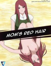 Наруто mom’s Красный волосы