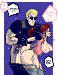 residente Mal Claire & wesker