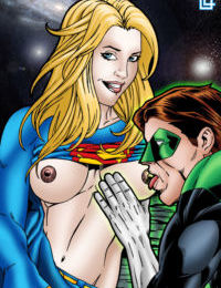 Green Lantern and Supergirl Have a Cosmic Fuck