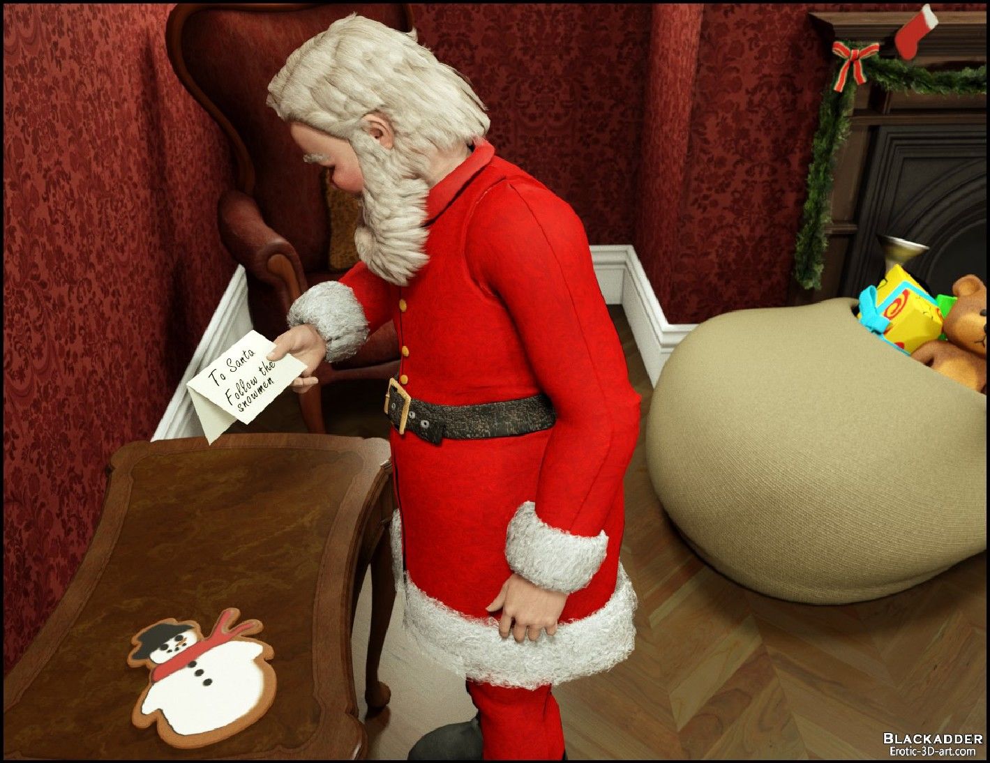 blackadder ซานต้า นี่ cumming