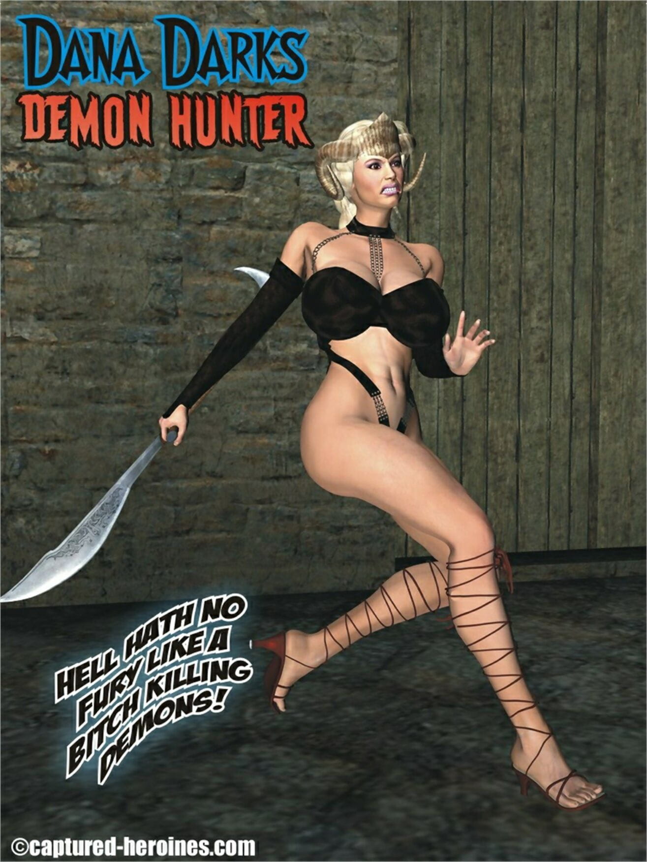capturado heroínas Dana escuridão – Demônio caçador