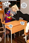 dbcomix Yeni arkham için superheroines 3 geri için Okul