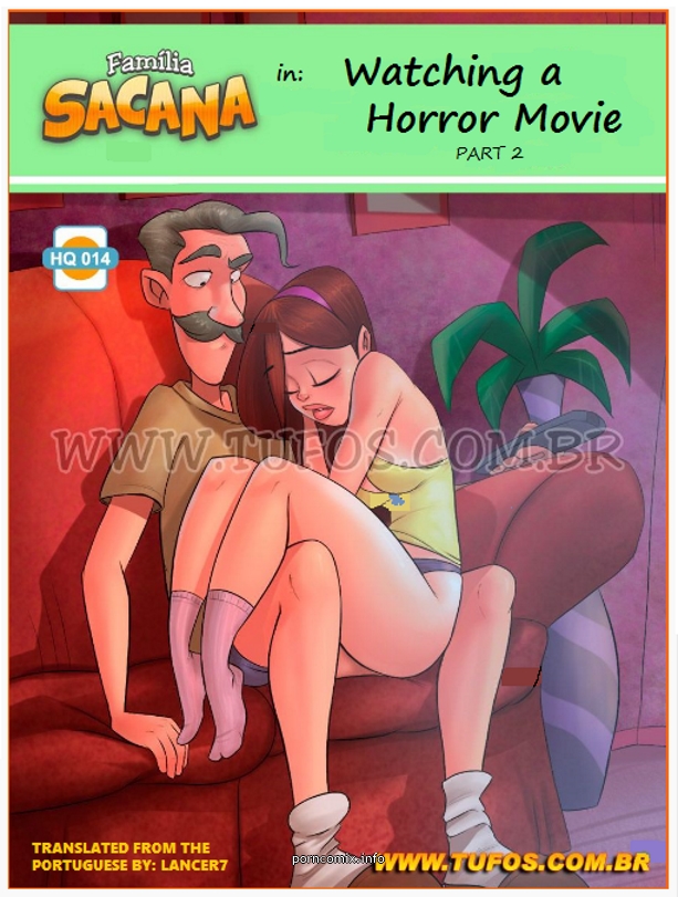 Family Sacana 14-(English) Watching Horror Movie 2
