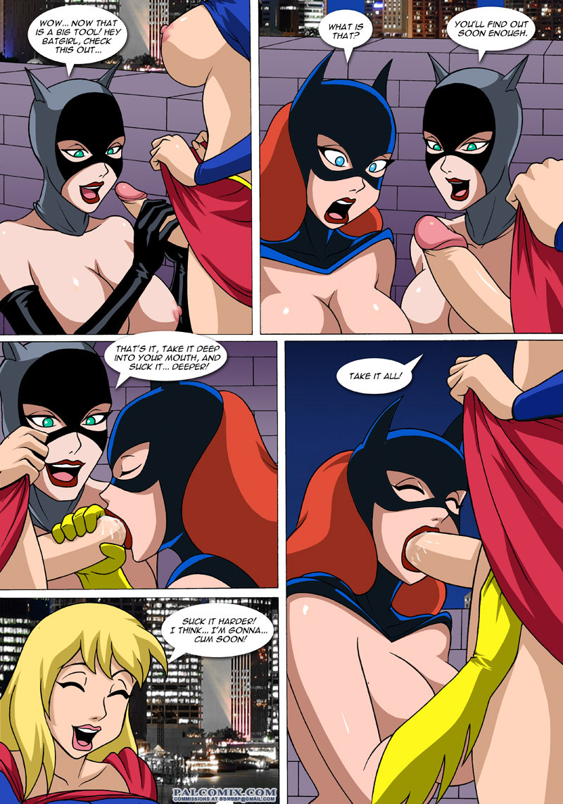 Batgirl Supergirl- Justice League