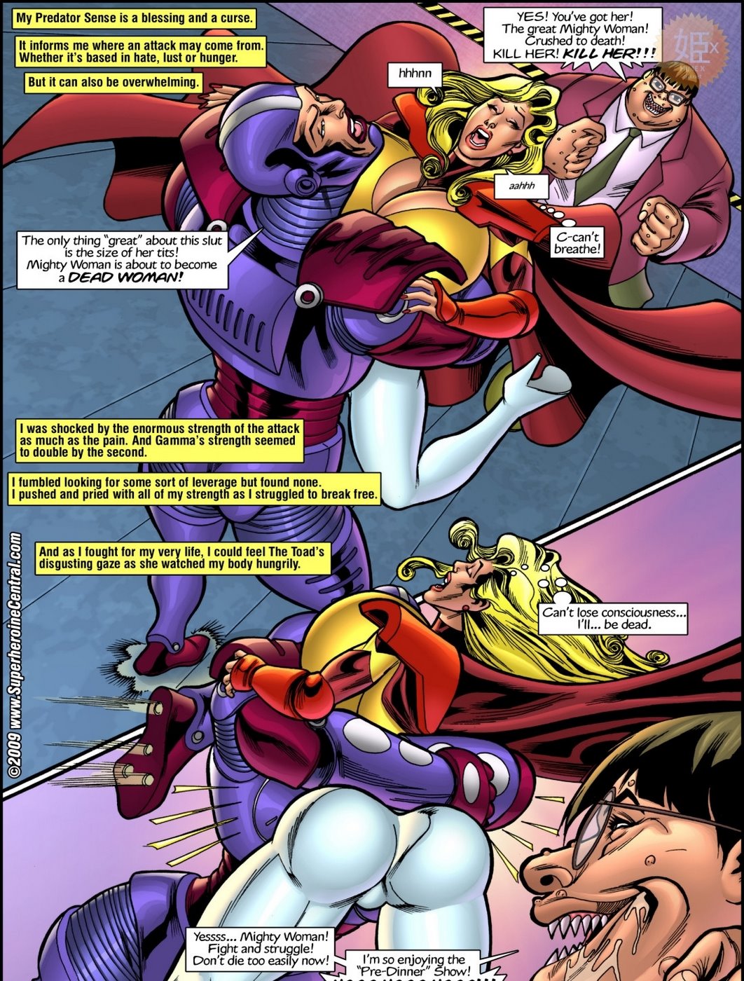 superheroine Merkez güçlü İnek PART 2