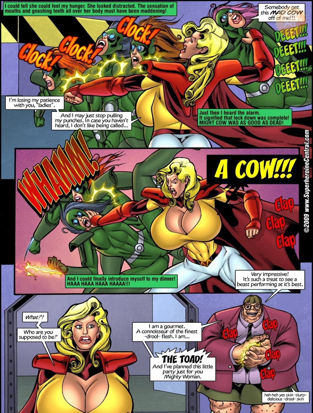 Superheroine Central- Mighty cow - part 2