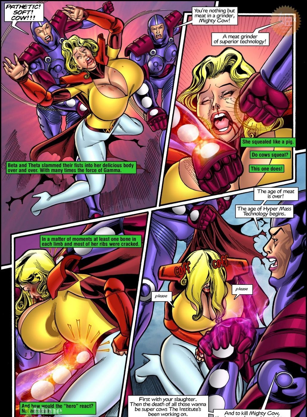 Superheroine Central- Mighty cow - part 3