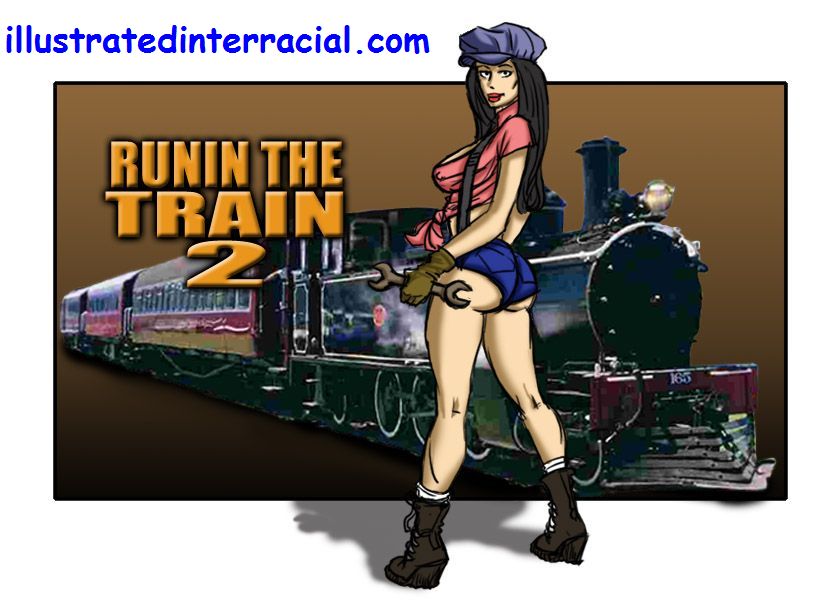 runnin ein Zug 2 illustriert interracial