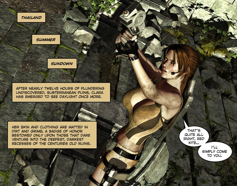 Lara 크로프트 클라라 까마귀 1