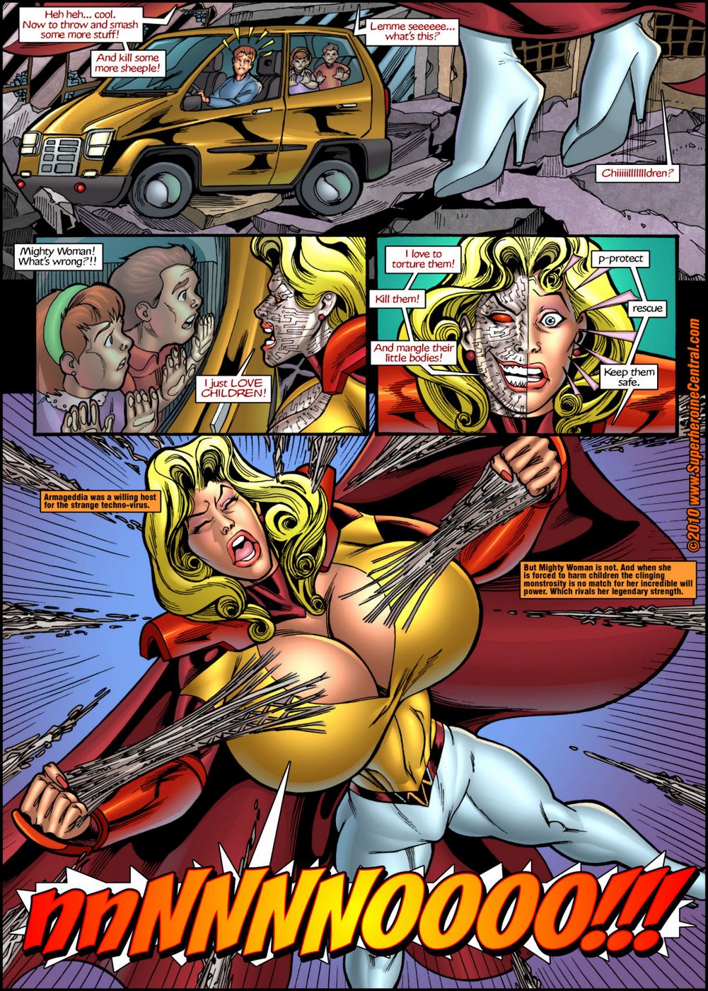 ใหญ่มาก ผู้หญิง อันดับหนึ่ง ใน กลุ่มหลัก เป้าหมาย superheroine เซ็นทรัล