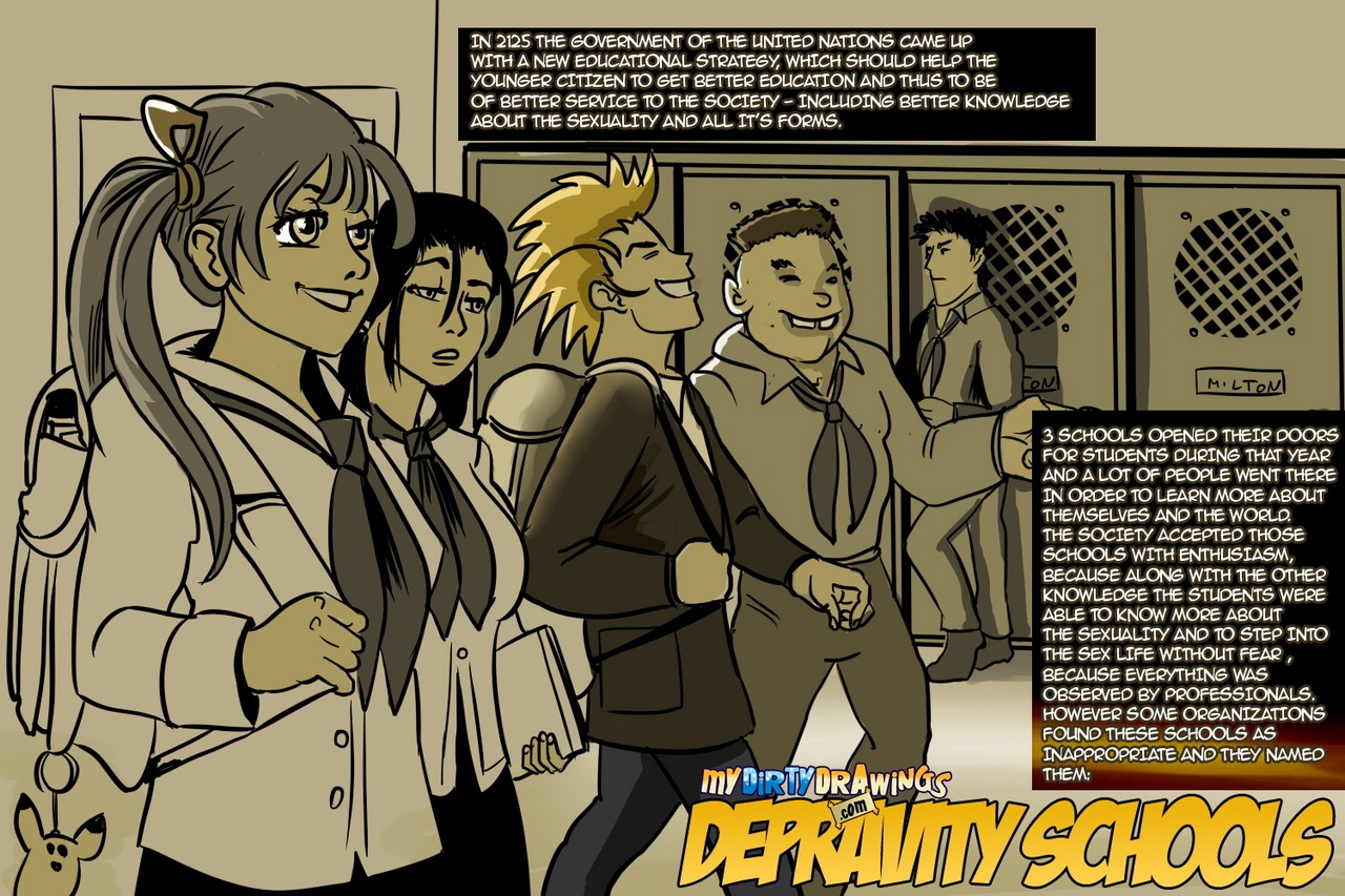 1280px x 853px - Depravity Schools 1 at X Sex Comics