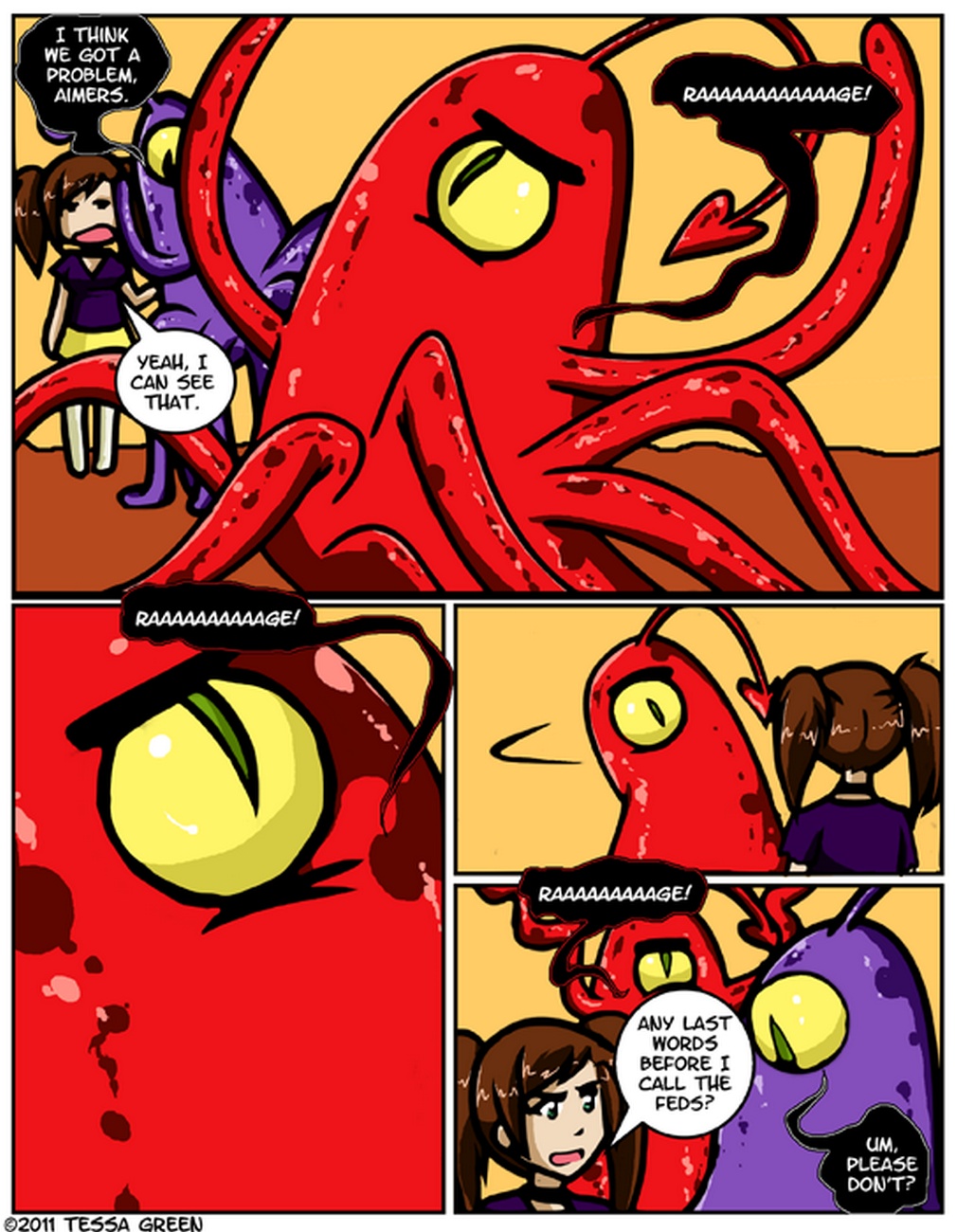 Un date Avec Un Tentacule monstre 4 tentach