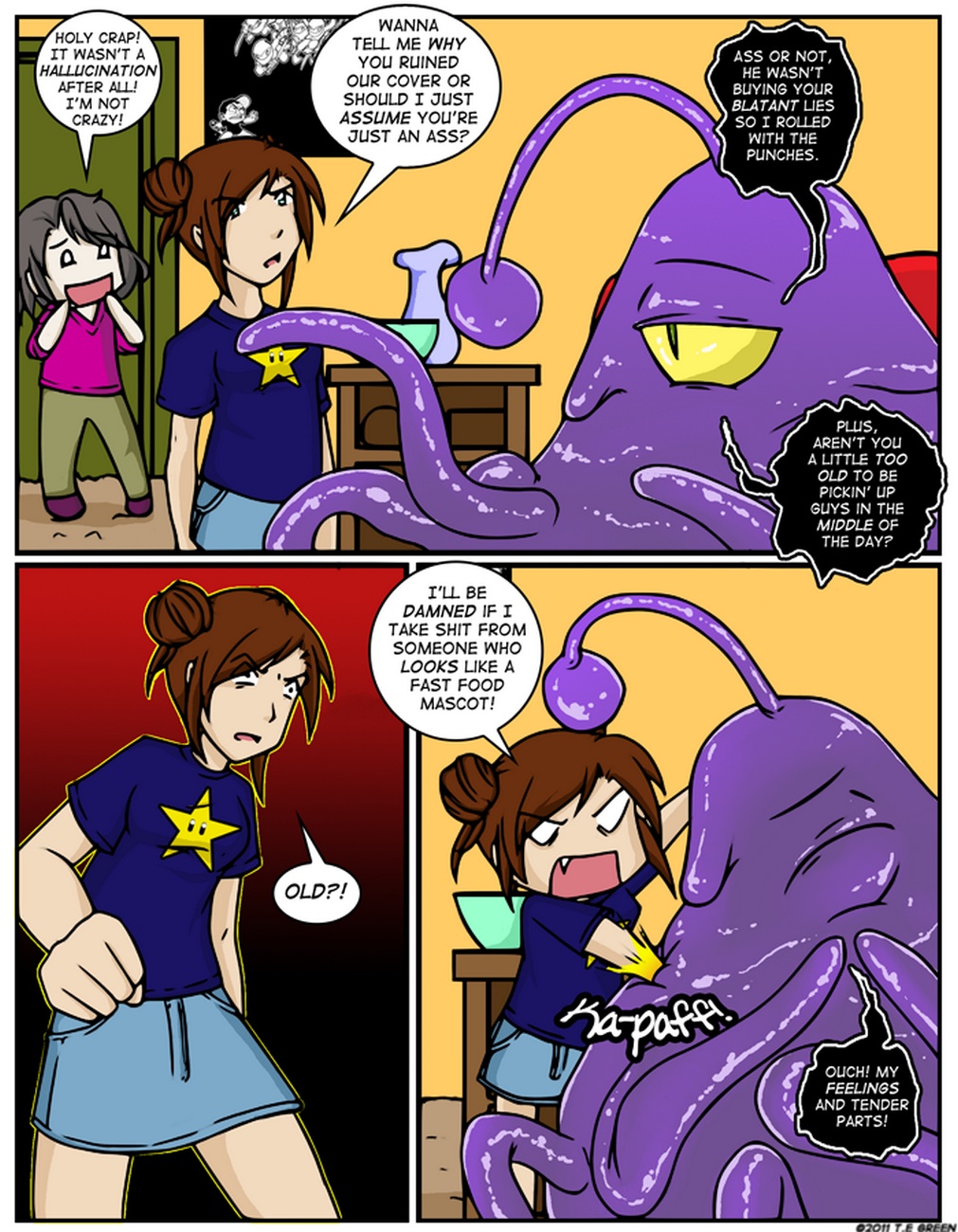 A Date With A Tentacle Monster 3 - Tentach