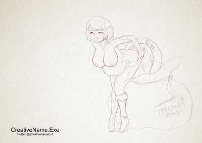 퀸사 나 - 애니메이션 스케치 - 부품 2