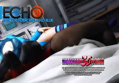 Echo RD 4- czerwony i Niebieski crazyxxxd Świat