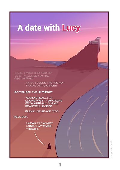 um data com Lucy